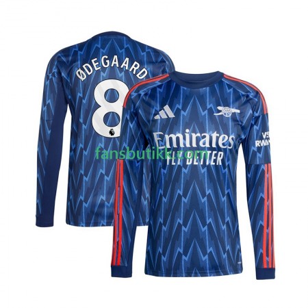 Fotballdrakt Arsenal Martin Odegaard 8 Bortetrøye 2025-2026 Langermet
